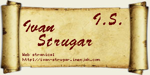 Ivan Strugar vizit kartica